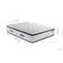 SleepSoul Bliss 800 Pocket Memory Pillow Top Mattress